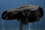 Air Cushion Shock Absorbing Mountain Bike Saddle Seat - Yellow