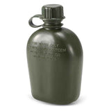 1L Outdoor Canteen Bottle, Camping Hiking Backpacking Water Bottle Kettle with Cover(green)