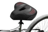 Noseless Bike Seat Cushion for Men & Women Comfortable Saddle for Peloton Bikes Exercise Bikes Electric Bikes Cruiser Bikes - Black&Red