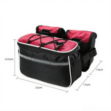 Detachable Bicycle Front Frame Tube Crossbody Storage Bag Blue