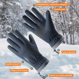 Ski Gloves Waterproof Touchscreen Winter Thermal Gloves Men Black L