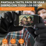 Ski Gloves Waterproof Touchscreen Winter Thermal Gloves Men Black M
