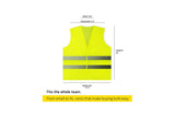 Safety Vests Bulk Pack - Reflective High Visibility, Men Women, Mesh 10 PACK Orange