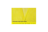 Safety Vests Bulk Pack - Reflective High Visibility, Men Women, Mesh 10 PACK Orange
