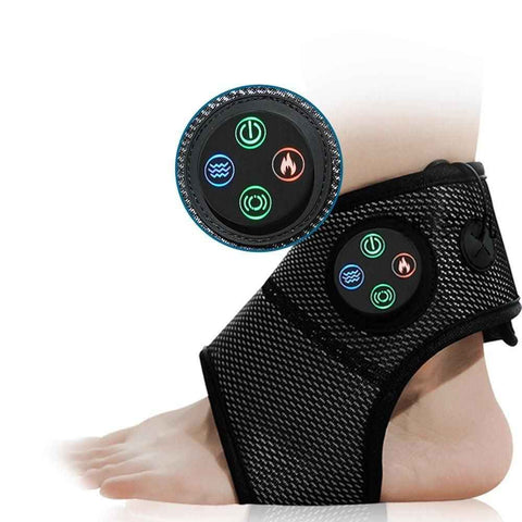 Smart Ankle Brace Foot Compression massager Multifunctional Electric Ankle Heating Brace and Foot Pain Relief Vibration