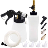Air Brake Bleeder Clutch Vacuum Bleeding Extractor Fluid Fill Adapter Kit Set