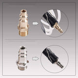 Air Brake Bleeder Clutch Vacuum Bleeding Extractor Fluid Fill Adapter Kit Set