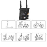 Bicycle Hanging Bag Front Handlebar Organizer Placement Bag For Bike Storage - Black Cat