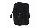 Outdoor Camping Waist Belt Pack Pouch Hiking Phone Pocket Bag - Black