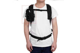 Outdoor Camping Waist Belt Pack Pouch Hiking Phone Pocket Bag - Black