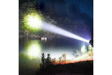 Solar LED Torch USB Rechargeable COB LED Work Light Camping Hiking Lamp Bright