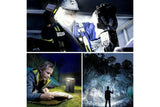 Solar LED Torch USB Rechargeable COB LED Work Light Camping Hiking Lamp Bright