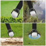 2pcs Golf Ball Pick Up Tool Retriever Putt Retriever Back Saver For Putter Grip