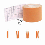 6x Athletic Elastic Physio Sports Kinesiology Rock Tape Muscle 5cmx5m