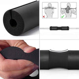 Barbell Squat Pad Neck Shoulder Protective Pad Great for Squats Lunge Hip Thrust - Black