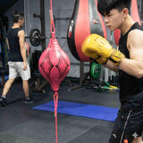 Floor To Kick Bag End Boxing Speed Training Ball Ceiling Punch - Black