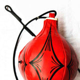 Floor To Kick Bag End Boxing Speed Training Ball Ceiling Punch - Red