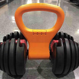 Kettlebell Grip Adjustable Clamps Handle Dumbbells to Kettlebells