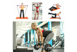 Portable Pilates Stretch Rope Gym Stick Yoga Exercise Bar Pilates Trainer Rope - Pink