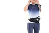 Sport Hydration Belt Bag Portable Breathable Outdoor Running Water Bottle Holder - Black
