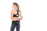 Sport Hydration Belt Bag Portable Breathable Outdoor Running Water Bottle Holder - Grey