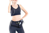 Sport Hydration Belt Bag Portable Breathable Outdoor Running Water Bottle Holder - Grey