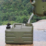 12L 18L 25L Water Container Jerry Can Bucket Camping Outdoor Storage Barrel - 12L Square Drum Vertical
