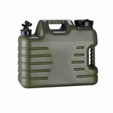 12L 18L 25L Water Container Jerry Can Bucket Camping Outdoor Storage Barrel - 18L Square Drum Vertical