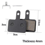 4 Pairs Mountain Bike Bicycle Disc Brake Pads For Shimano Hydraulic Mechanical