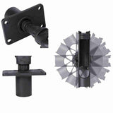 4pcs 360 Degree Fishing Rod Holder Rotatable Fishing Bracket Screws