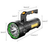 Handheld LED Spotlight USB Rechargeable Searchlight Work Lamp