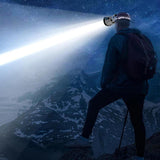 High Power LED Headlamp Super Bright Rechargeable and Waterproof - White Light 1200mAh