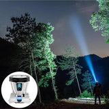 High Power LED Headlamp Super Bright Rechargeable and Waterproof - White Light 800mAh