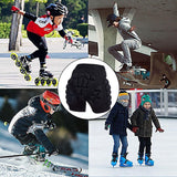 Impact-Resistant Hip Padded Shorts for Skiing and Snowboarding - M