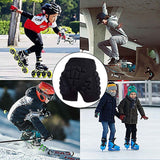 Impact-Resistant Hip Padded Shorts for Skiing and Snowboarding - 2XL