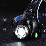 Rechargeable LED Headlamp Light Flashlight Head Torch Lamp