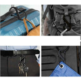3pcs Heavy Duty Dual S-Biner Carabiner Hooks Multi-Size Handy Hardware