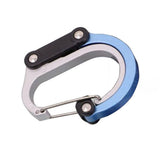 Travel Carabiner Clip Rotating Buckle Fastener for Luggage - Gold