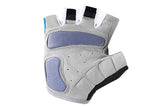 1 Pair Cycling Half Finger Bike Gloves With Anti Slip Pad For Unisex - Blue & XL