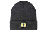 LED Beanie Hat USB Rechargeable LED Light Hat Winter Warm Knitted Hat Camping Workwear Hat with LED Light
