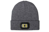 LED Beanie Hat USB Rechargeable LED Light Hat Winter Warm Knitted Hat Camping Workwear Hat with LED Light
