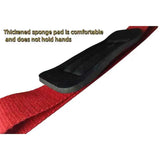 Gym Lifting Straps Barbell Deadlift Booster Belt Fitness Anti-slip Hand Wraps Wrist Straps Fitness Training Auxiliary Belt - Red L In Australia - Darrahopens