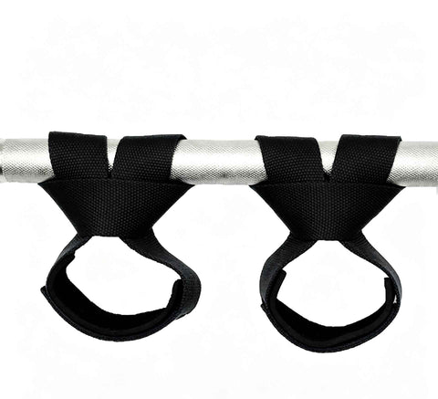 Gym Lifting Straps Barbell Deadlift Booster Belt Fitness Anti-slip Hand Wraps Wrist Straps Fitness Training Auxiliary Belt - Black L In Australia - Darrahopens