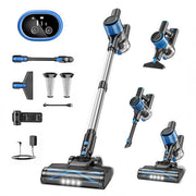 Cordless Vacuum Cleaner, 8 In 1 Powerful Suction Lightweight Vacuum Cleaner For Home, Led Display, 3 Suction Modes, 55Kpa Powerful Suction，45mins Detachable Battery Vacuum For Hard Floor Carpet Pet Hair In Australia - Darrahopens