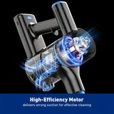 Cordless Vacuum Cleaner, 8 In 1 Powerful Suction Lightweight Vacuum Cleaner For Home, Led Display, 3 Suction Modes, 55Kpa Powerful Suction，45mins Detachable Battery Vacuum For Hard Floor Carpet Pet Hair In Australia - Darrahopens