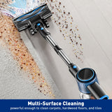 Cordless Vacuum Cleaner, 8 In 1 Powerful Suction Lightweight Vacuum Cleaner For Home, Led Display, 3 Suction Modes, 55Kpa Powerful Suction，45mins Detachable Battery Vacuum For Hard Floor Carpet Pet Hair In Australia - Darrahopens