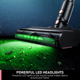 Cordless Vacuum Cleaner, 8 in 1 Powerful Suction Lightweight Vacuum Cleaner for Home, 55Kpa Powerful Suction，LED Display, 3 Suction Modes, 45Mins Detachable Battery Vacuum for Hard Floor Carpet Pet Hair In Australia - Darrahopens