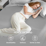 2000TC Hotel Quality Fitted Sheets - 2 Piece Fitted Sheets  -Breathable Bedding - Wrinkle, Fade, Stain Resistant- 16inch/40cm Deep Pocket Fitted Bed Sheets-Wrinkle and Fade Resistant,(Silver-gray,Super King) In Australia - Darrahopens