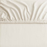 Hotel Quality Fitted sheets - 2 Piece Fitted sheets  -Breathable Bedding - Wrinkle, Fade, Stain Resistant- 26inch/40cm Deep Pocket Fitted Bed Sheet-Wrinkle and Fade Resistant,(Cream White,Double)