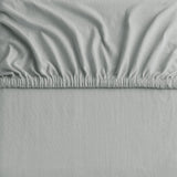 Hotel Quality Fitted sheets - 2 Piece Fitted sheets  -Breathable Bedding - Wrinkle, Fade, Stain Resistant- 26inch/40cm Deep Pocket Fitted Bed Sheet-Wrinkle and Fade Resistant,(Silver-gray,King Single)